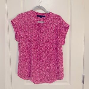 Cynthia Stelle Pink Polka Dot Top